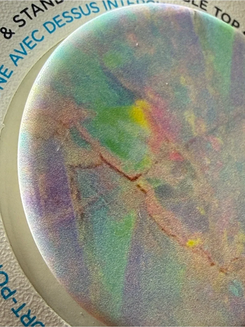 New Popsocket Adhesive Phone Grip, Holder, Phone Stand, fun opal